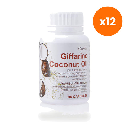Giffarine Cold Pressed Coconut Oil Softgels 500mg 60 Softgels