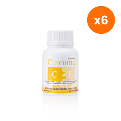 Giffarine Curcuma C E Turmeric Vitamin C E 60 Capsules