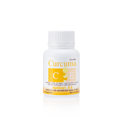 Giffarine Curcuma C-E Turmeric with Vitamin C & E Capsules — 60 Capsules