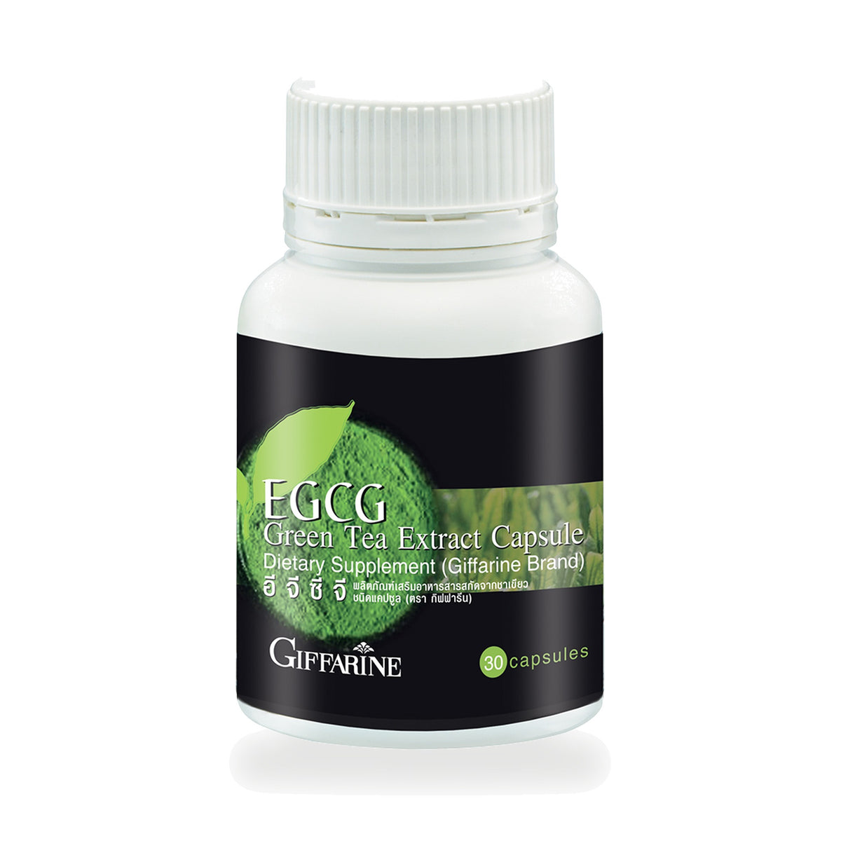 Giffarine EGCG Green Tea Extract Capsules 50mg — 30 Capsules