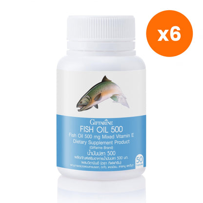 Giffarine Fish Oil Omega 3 Capsules 500mg 50 Capsules