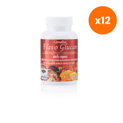 Giffarine Flavo Glucan Beta Glucan Mushroom for Daily Immune Support 30 Capsules