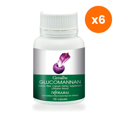 Giffarine Glucomannan Dietary Fibre 600mg 100 Capsules