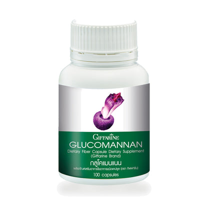 Giffarine Glucomannan Dietary Fibre Capsules 600mg — 100 Capsules