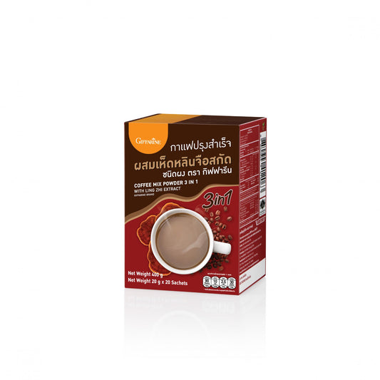 Giffarine Instant Coffee Mix with Reishi Mushroom Extract — 20 Sachets