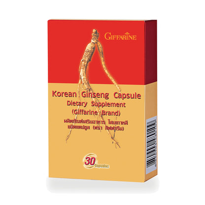 Giffarine Korean Ginseng Capsules 500mg — 30 Capsules