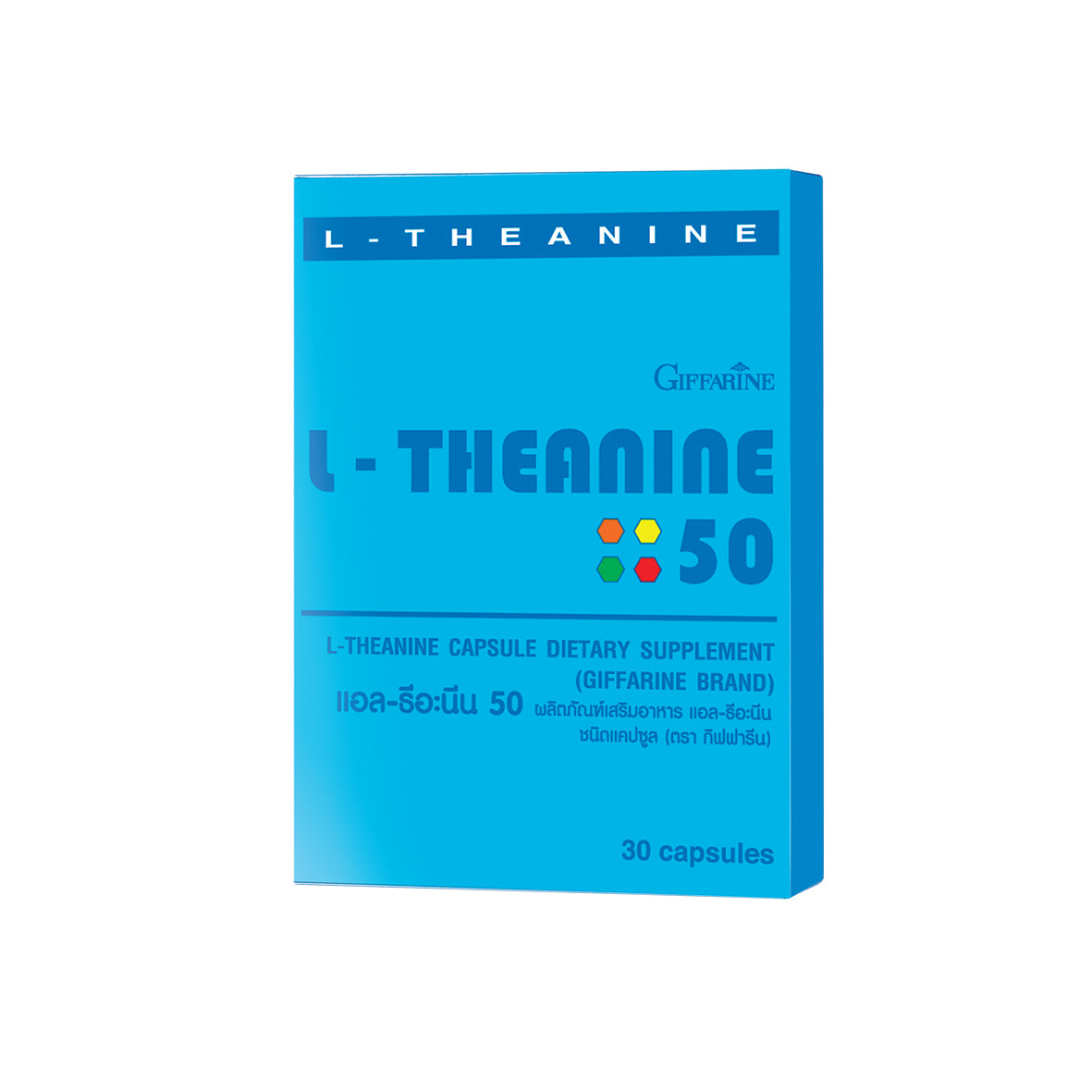 Giffarine L-Theanine Capsules 50mg — 30 Capsules