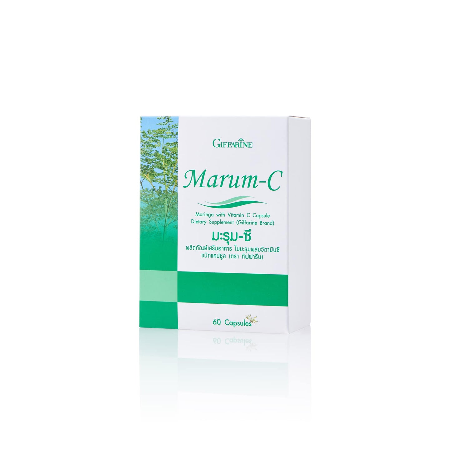 Giffarine Moringa-C Moringa Leaf & Vitamin C Capsules — 60 Capsules