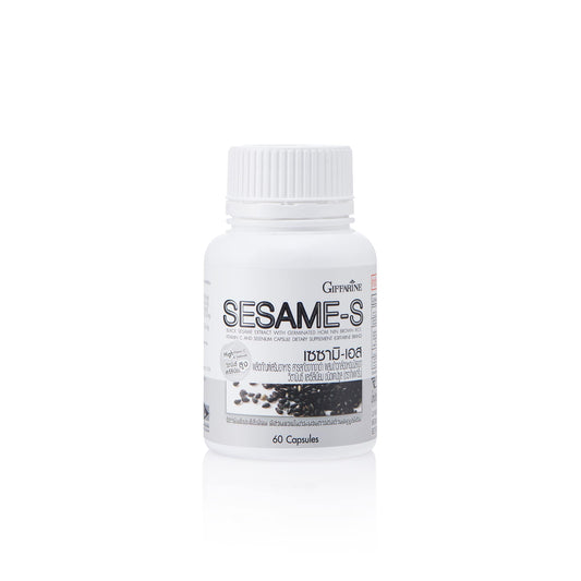 Giffarine Sesame-S Black Sesame Extract & Riceberry Capsules — 60 Capsules