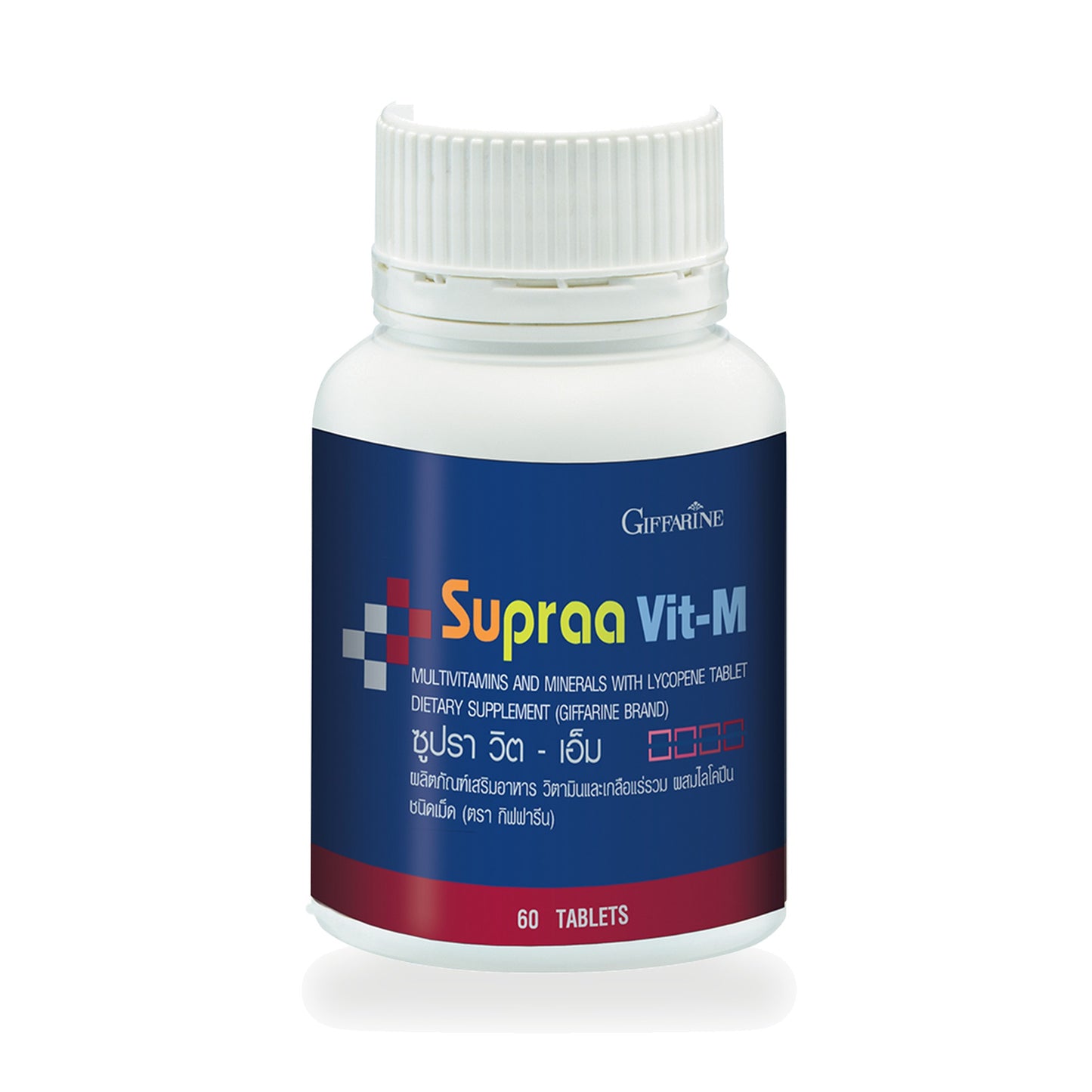 Giffarine Supravit-M Multivitamin, Mineral & Lycopene Tablets — 60 Tablets