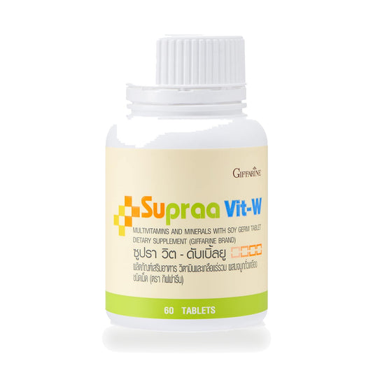 Giffarine Supravit-W Multivitamin, Mineral & Soy Germ Tablets — 60 Tablets