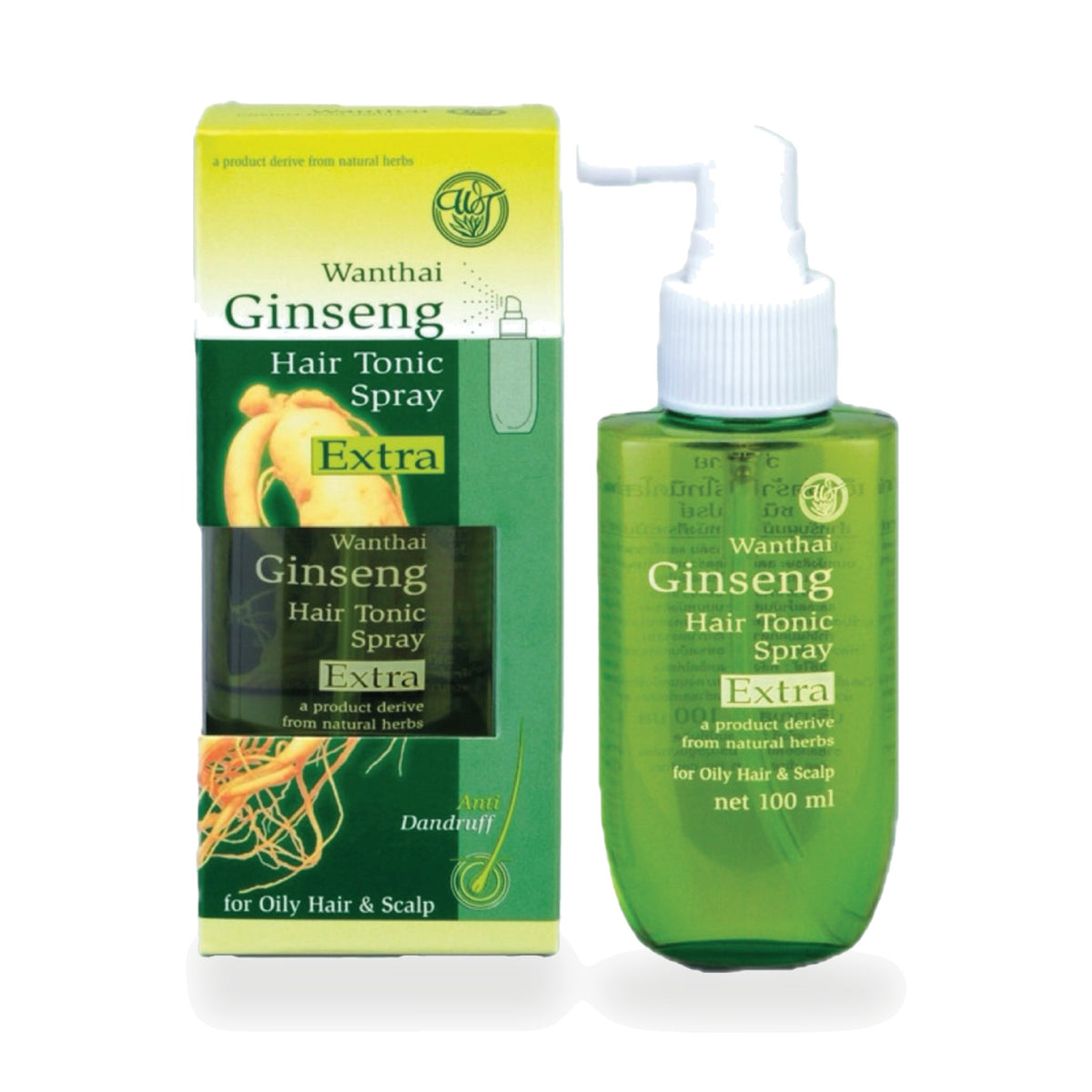 Ginseng Herbal Hair Tonic for Oily Scalp — 100 ml