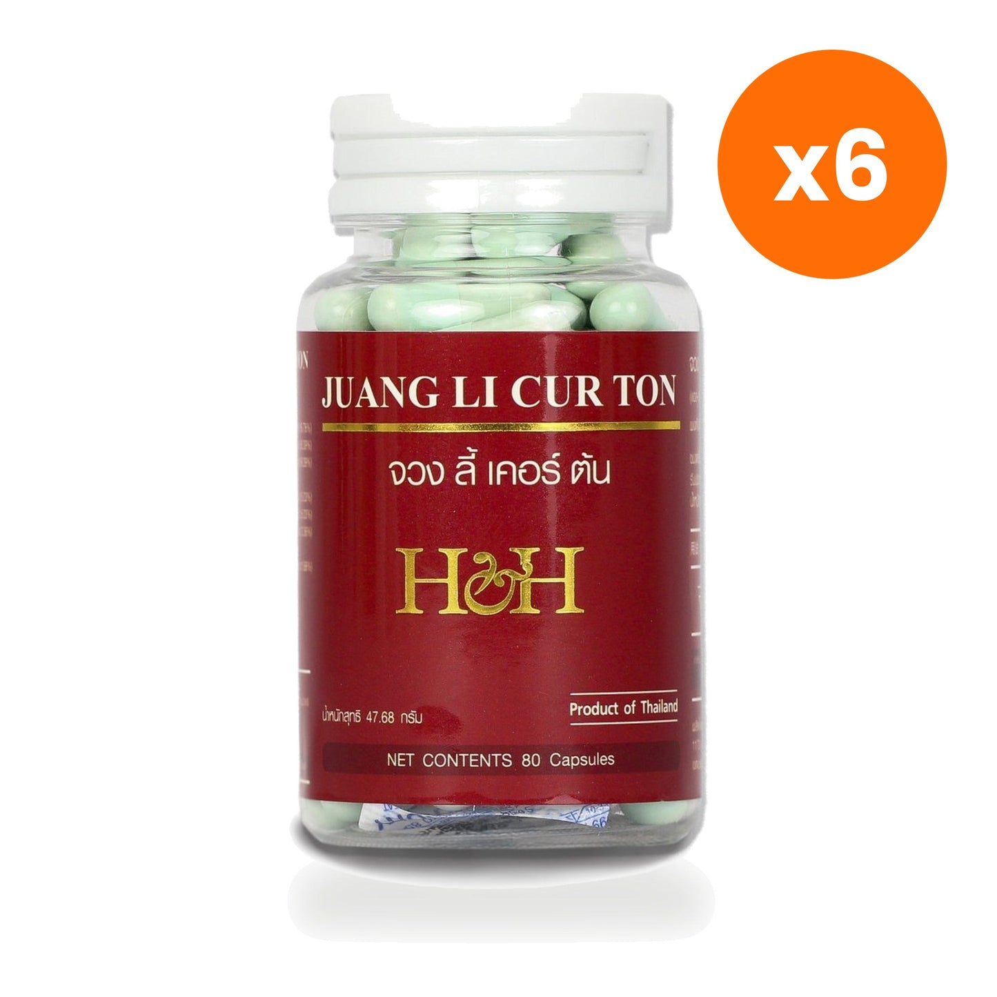 Herb Gallery Juang Li Cur Ton Men's for Vitality and Wellness 80 Capsules