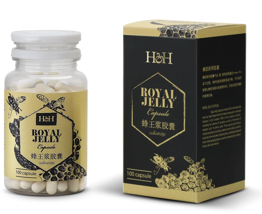 Herb & Health Gallery Royal Jelly Capsules — 100 Capsules
