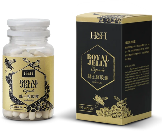 Herb & Health Gallery Royal Jelly Capsules — 100 Capsules