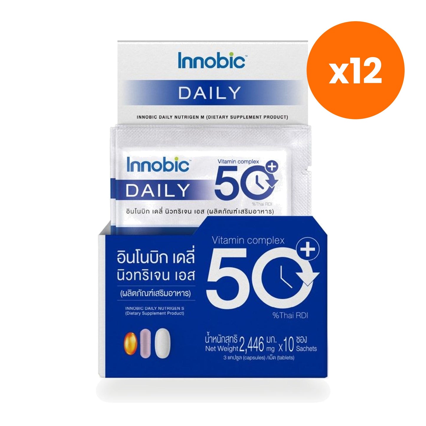 Innobic Daily Nutrigen S Vitamin Sachets Adults 50+ Senior