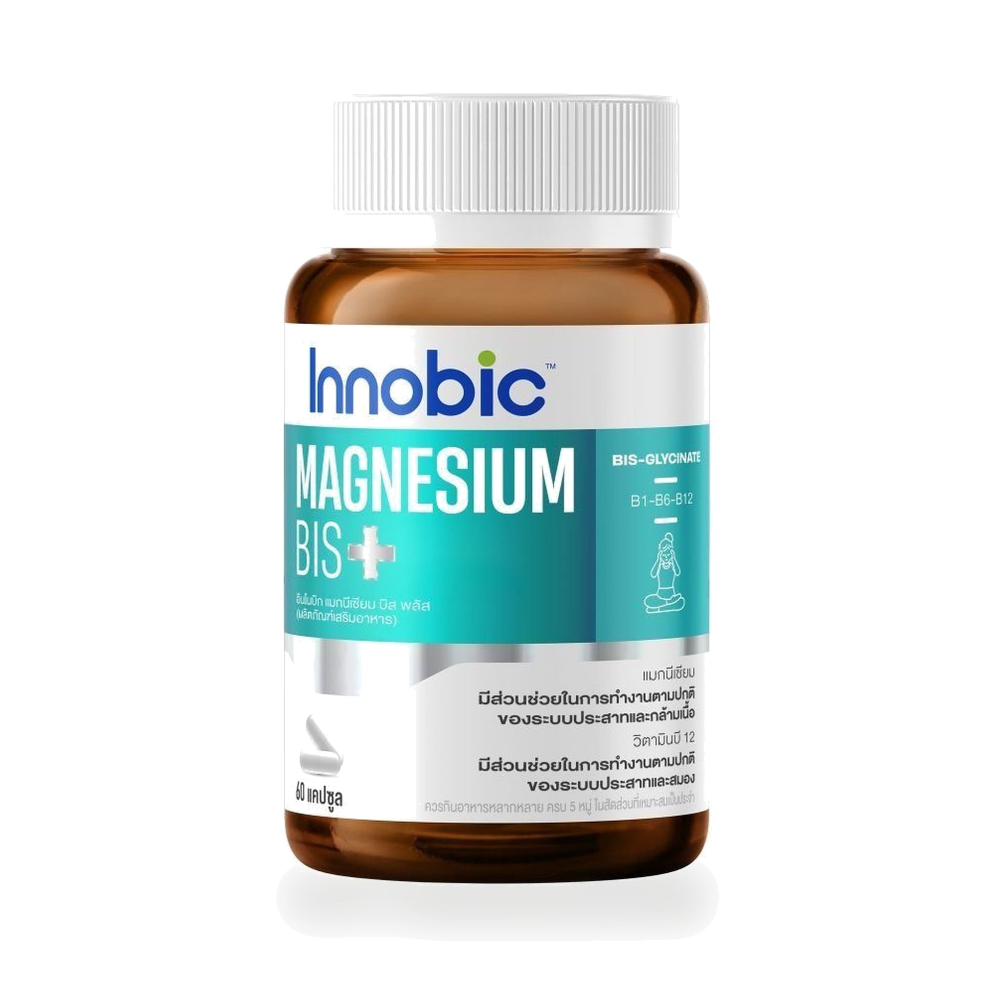 Innobic Magnesium Bisglycinate Plus Capsules — 60 Capsules