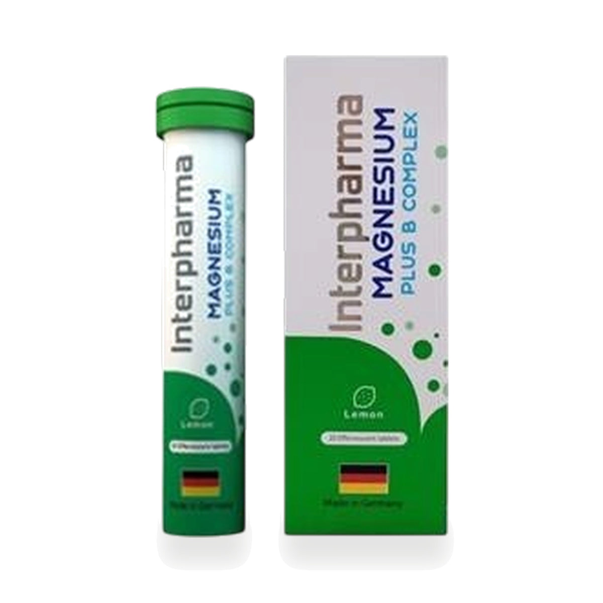 Interpharma Magnesium Plus B Complex Effervescent Tablets — 20 Tablets