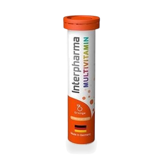 Interpharma Multivitamin Orange Effervescent Tablets — 20 Tablets