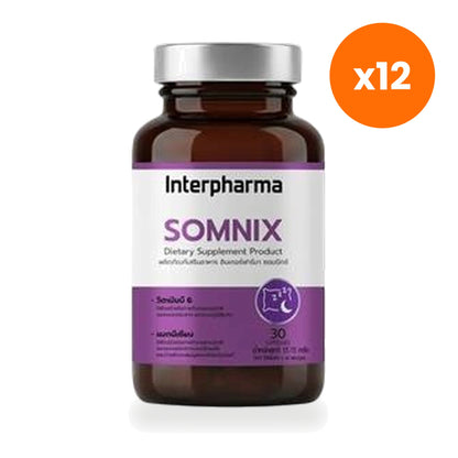 Interpharma Somnix GABA L Theanine Capsules 30 Capsules