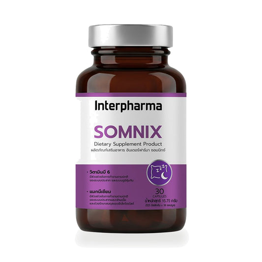 Interpharma Somnix Sleep Formula Capsules — 30 Capsules