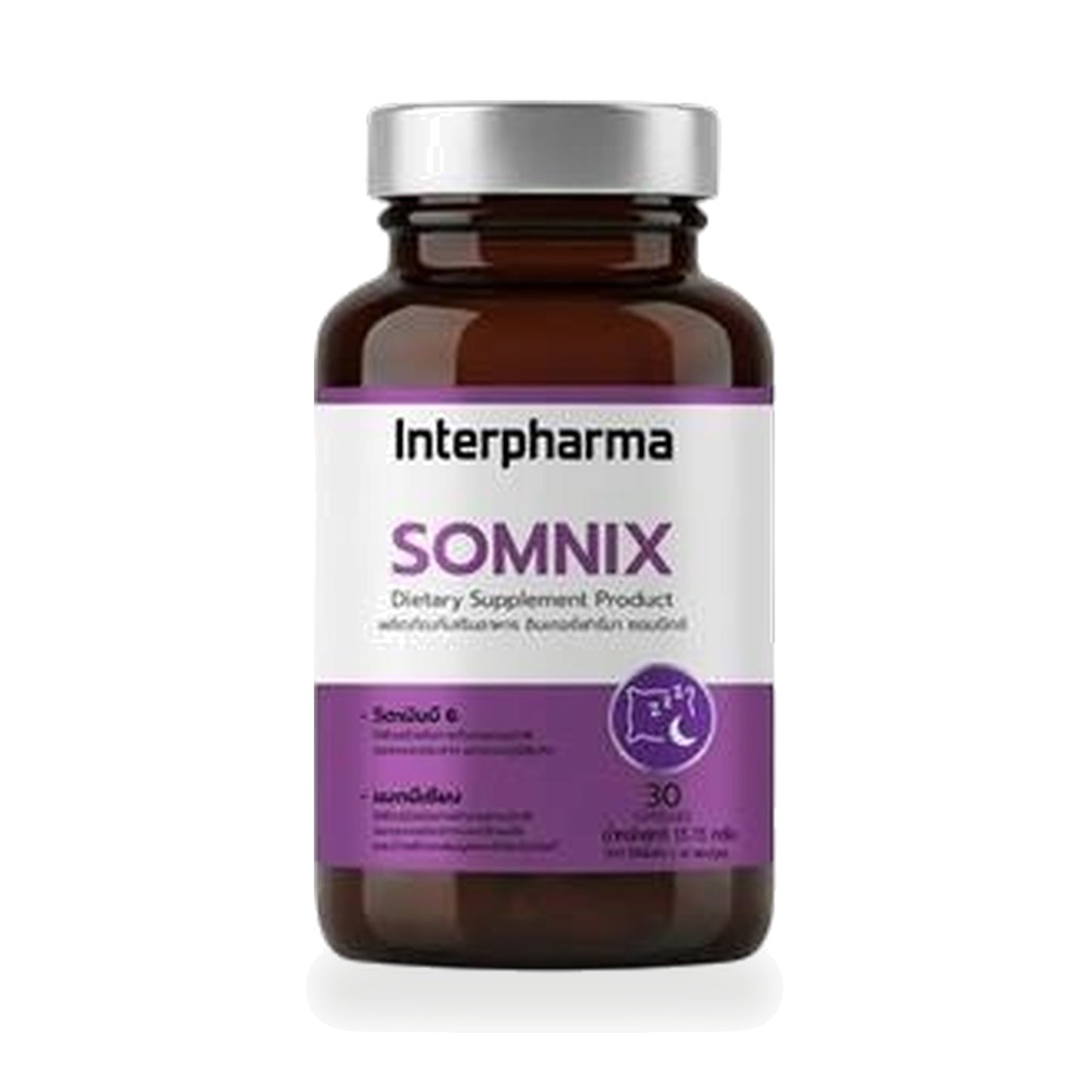 Interpharma Somnix Sleep Support Capsules — 30 Capsules