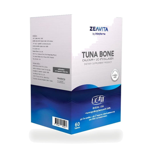 Interpharma Tuna Bone Calcium with UC-II Collagen Tablets — 60 Tablets
