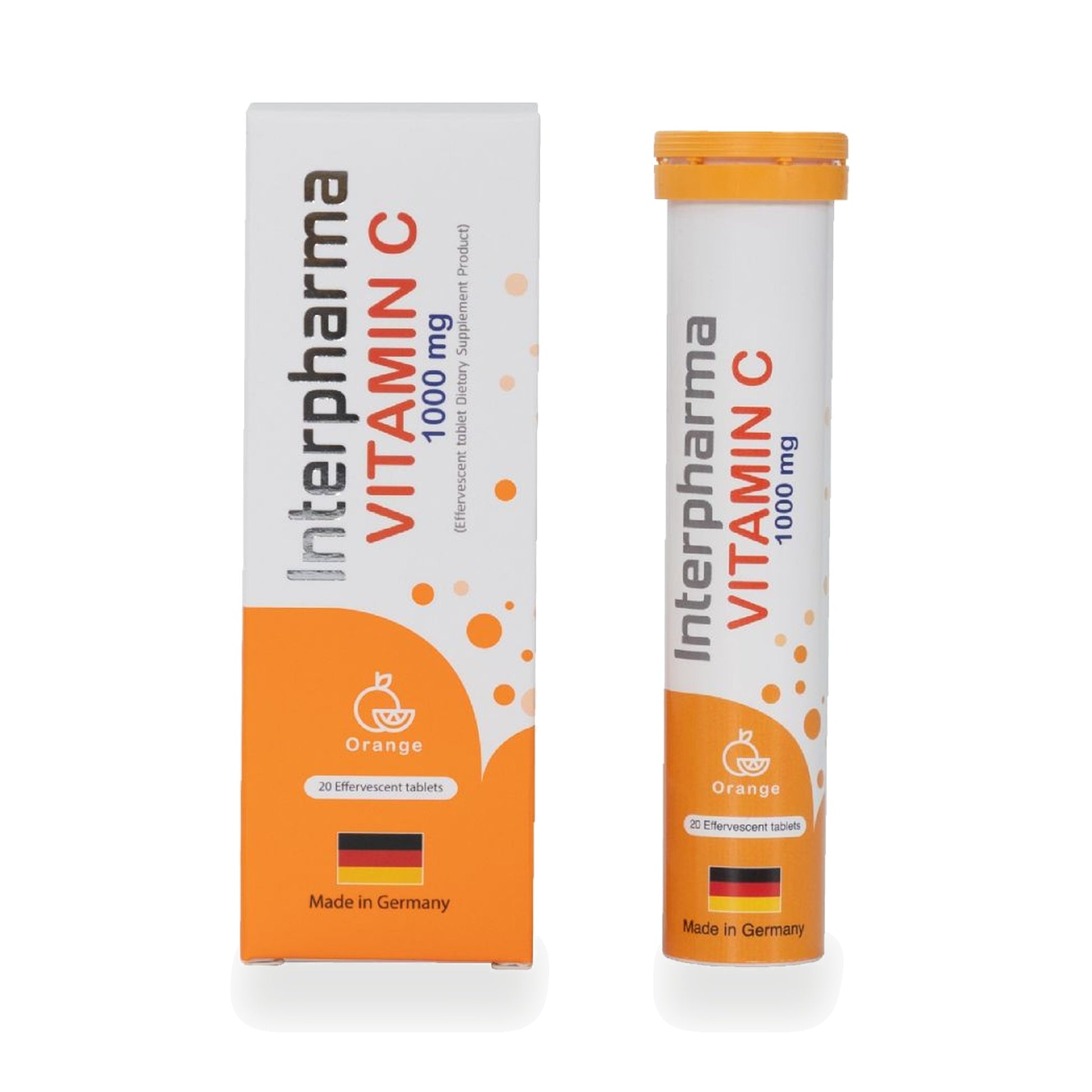 Interpharma Vitamin C 1,000mg Effervescent Tablets — 20 Tablets