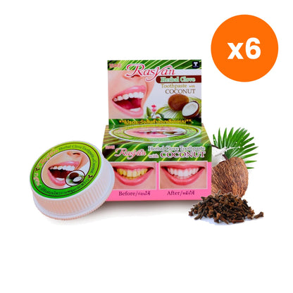 ISME Rasyan Clove Herbal Toothpaste Coconut Oil Oral 25 g
