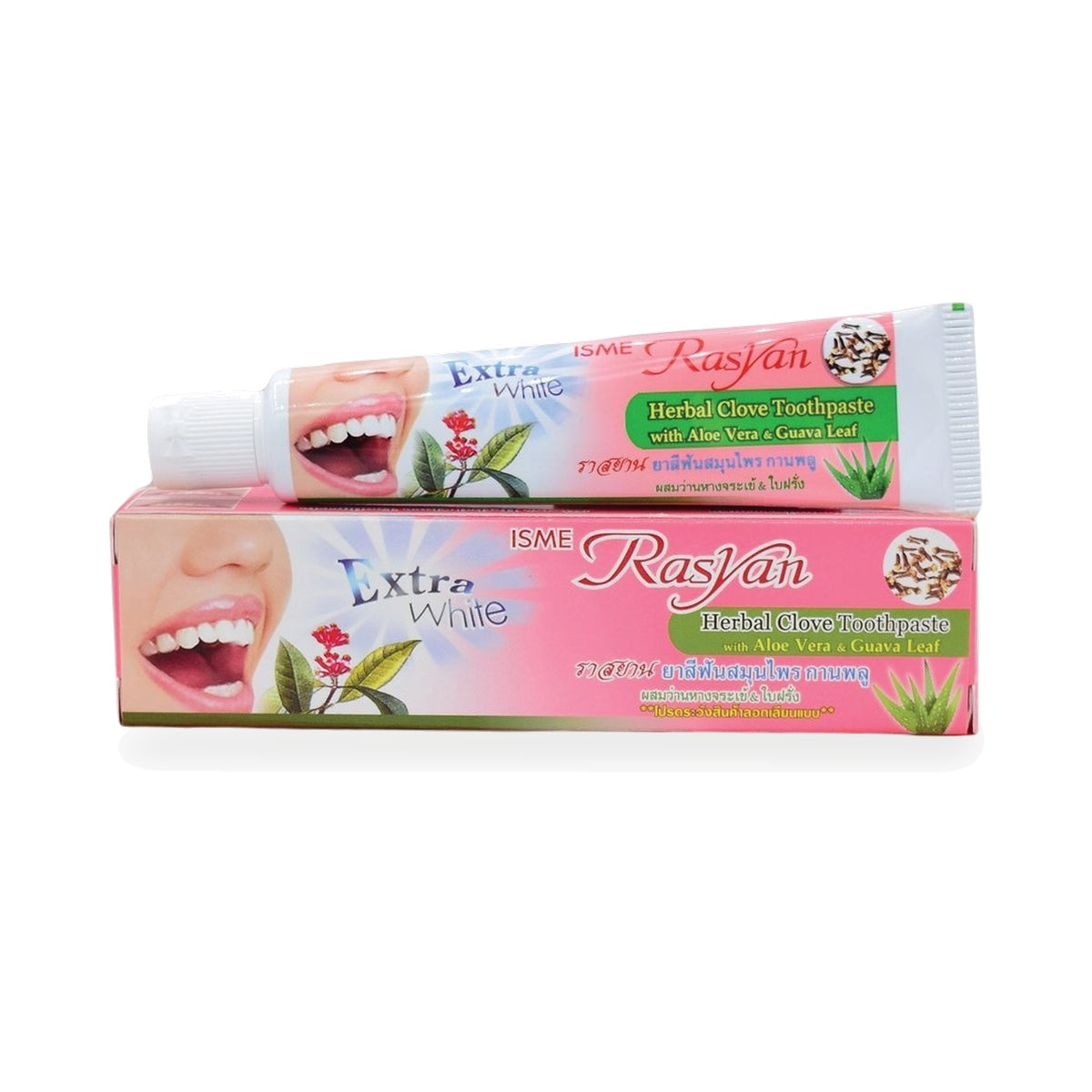ISME Rasyan Clove Herbal Toothpaste with Aloe Vera & Guava Leaf — 30 g