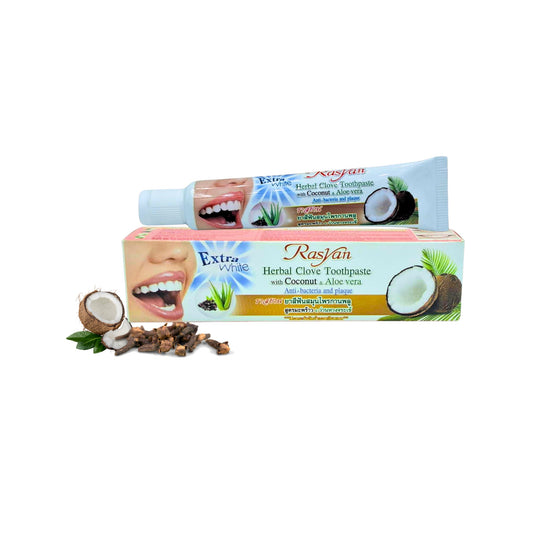 ISME Rasyan Clove Herbal Toothpaste with Coconut & Aloe Vera — 30 g