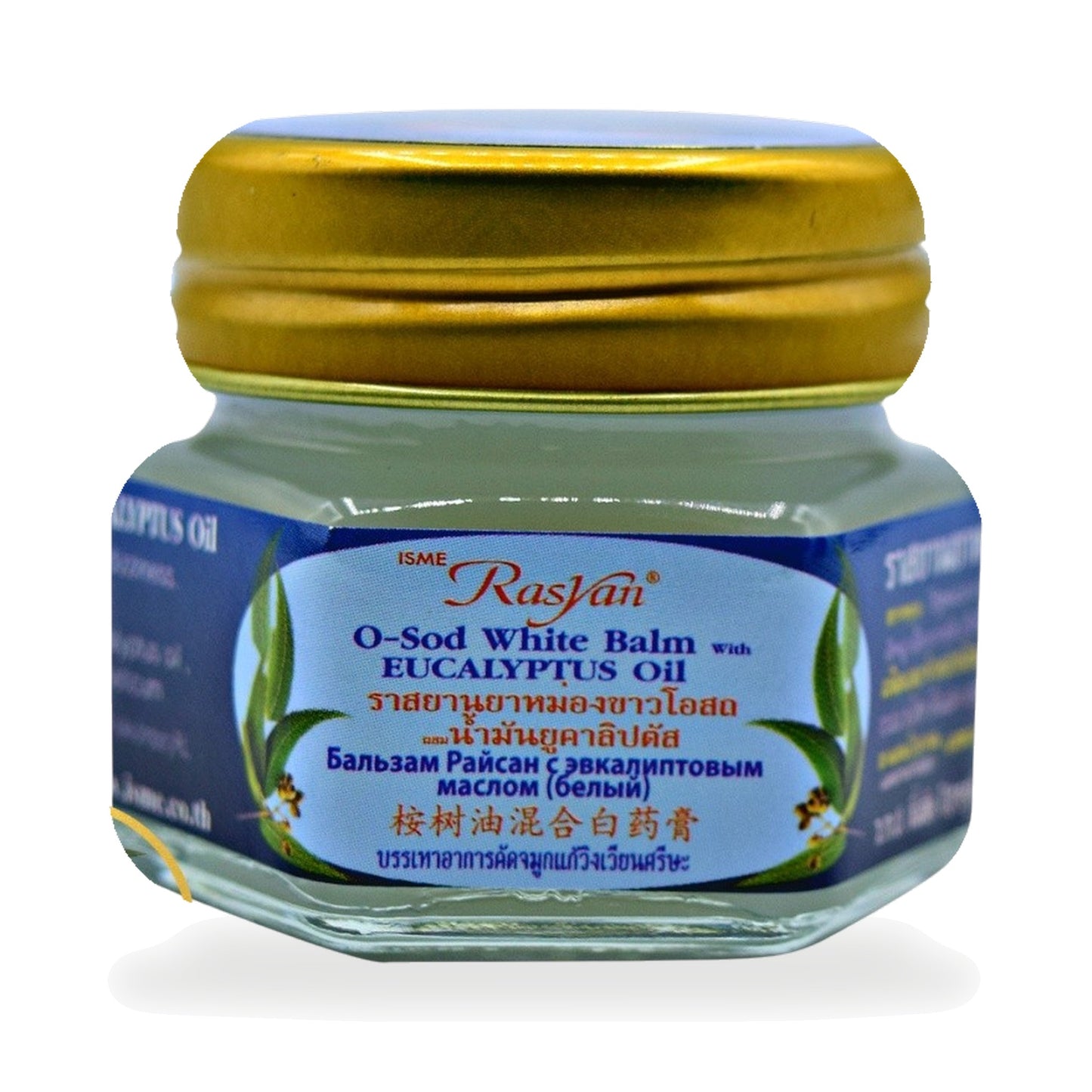 ISME Rasyan White Osot Herbal Balm with Eucalyptus Oil — 15 g