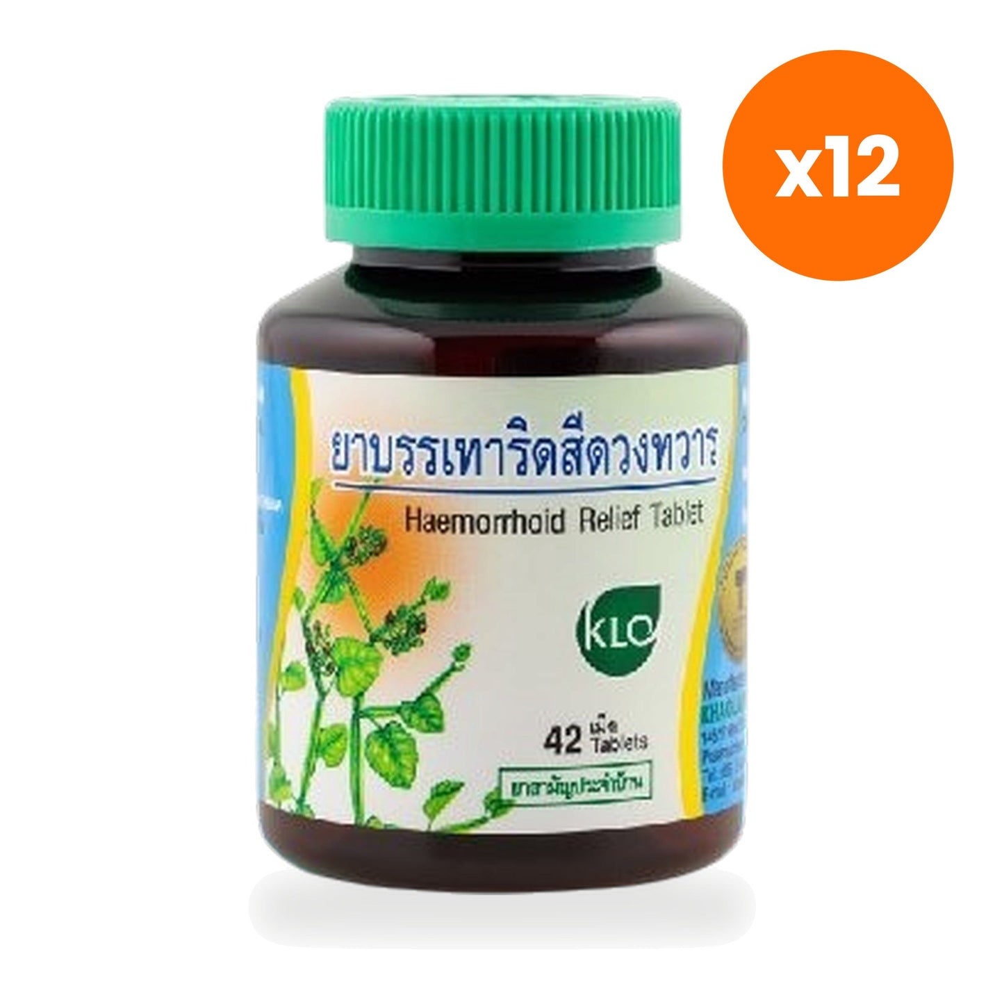 Khaolaor Cissus Quadrangularis Tablets 180mg 42 Tablets