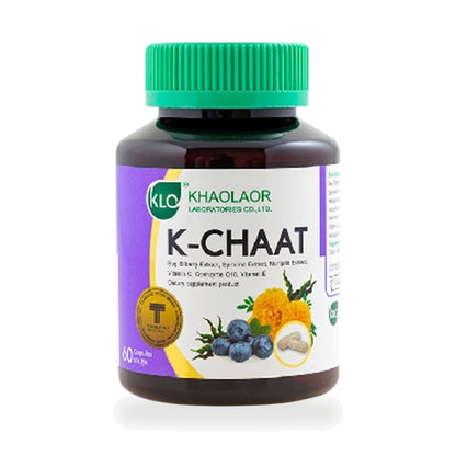 Khaolaor K-Chuch Bilberry Extract with Lutein & CoQ10 — 60 Capsules