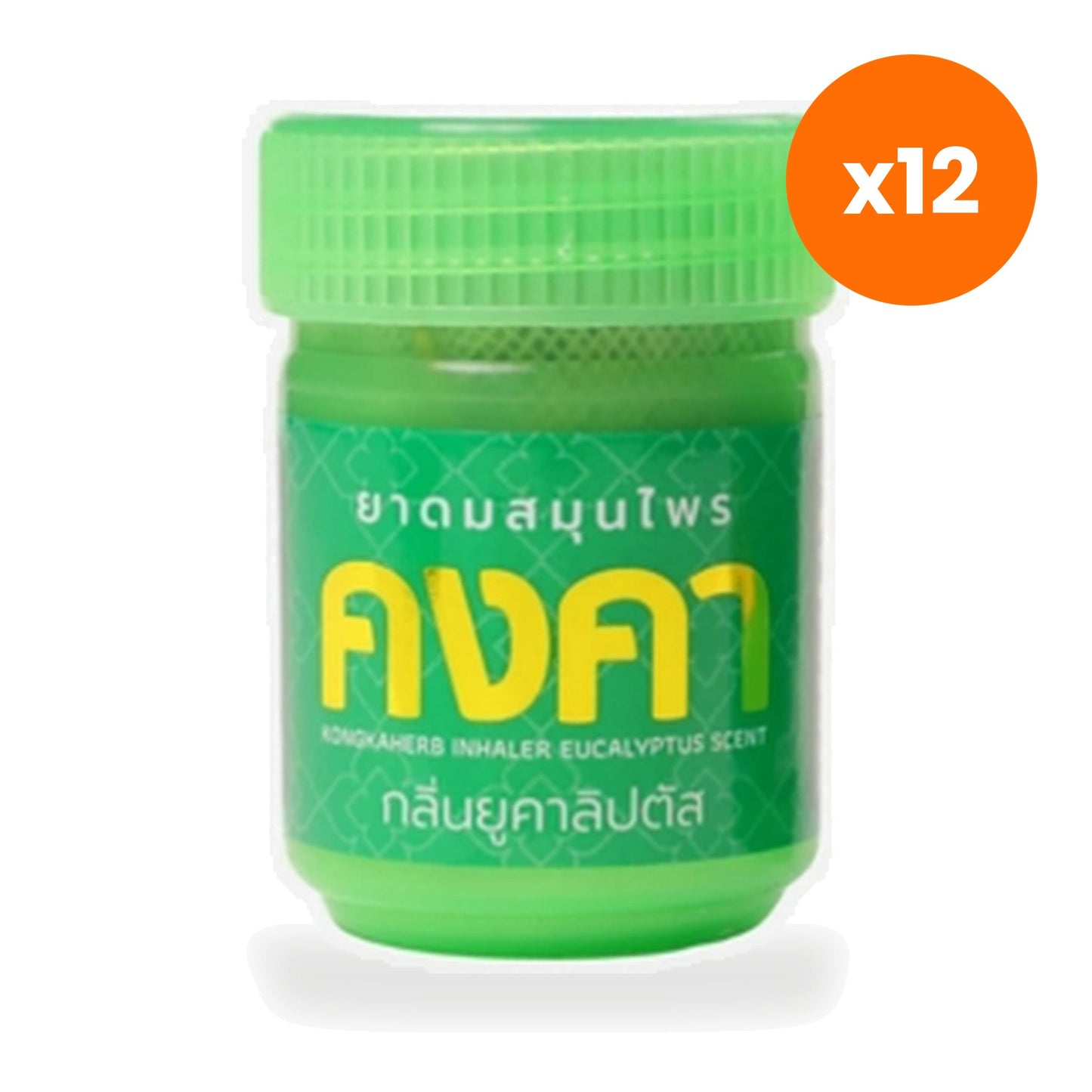 Kongka Ya Dom Herbal Inhaler Green Aromatherapy for a Refreshing Break 7 g