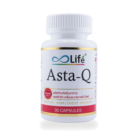 Life Asta Q Astaxanthin & CoQ10 Capsules — 30 Capsules