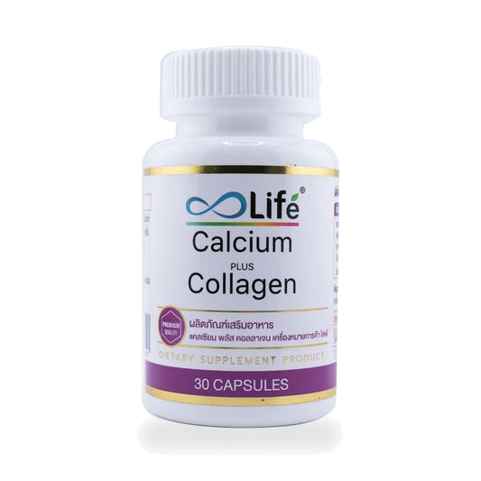 Life Calcium Plus Collagen Capsules — 30 Capsules
