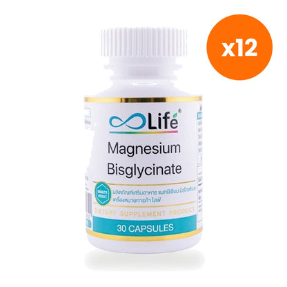 Life Magnesium Bisglycinate Capsules 450mg 30 Capsules