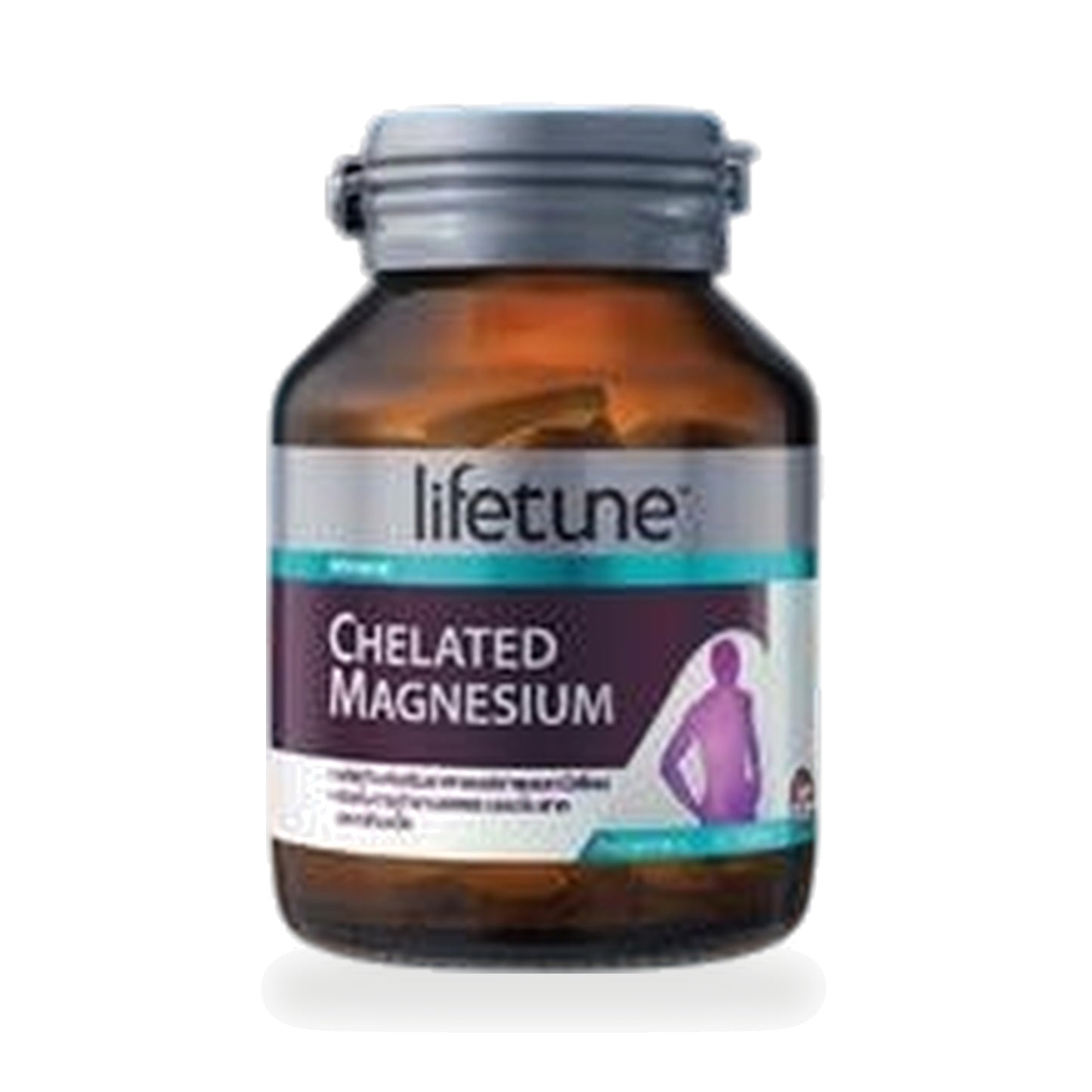 Lifetune Chelated Magnesium Tablets 100mg — 60 Tablets
