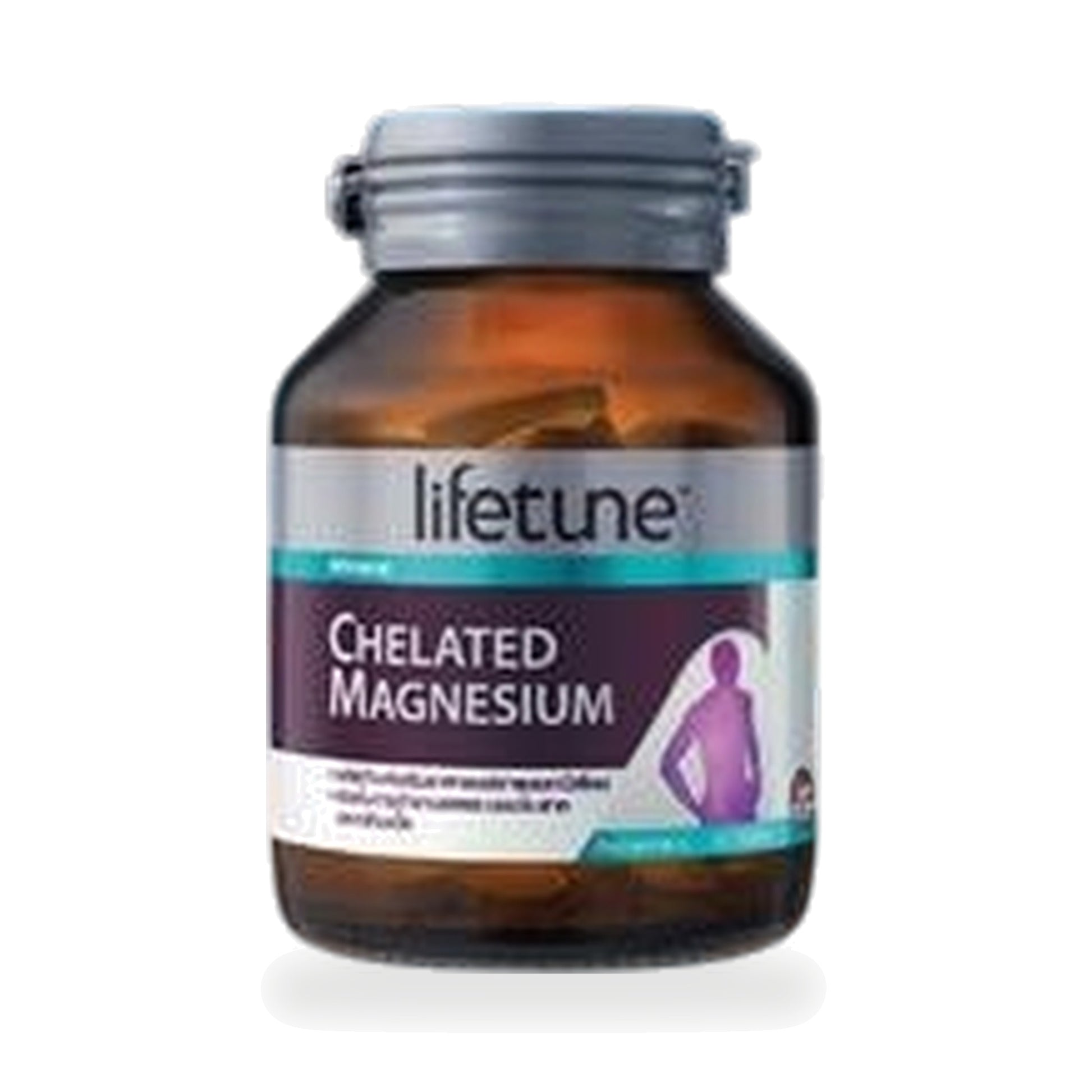 Lifetune Chelated Magnesium Tablets 100mg — 60 Tablets