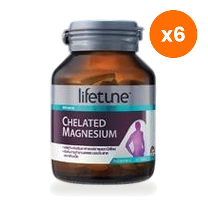 Lifetune Chelated Magnesium Tablets 100mg 60 Tablets