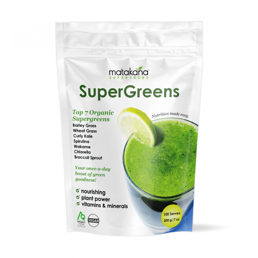 Matakana SuperFoods Organic SuperGreens Powder — 200 g