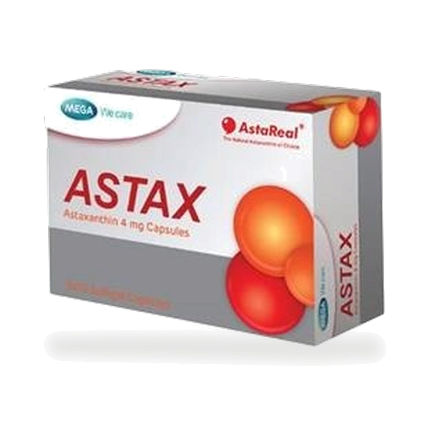 Mega We Care Astax Astaxanthin Capsules 4mg — 30 Capsules