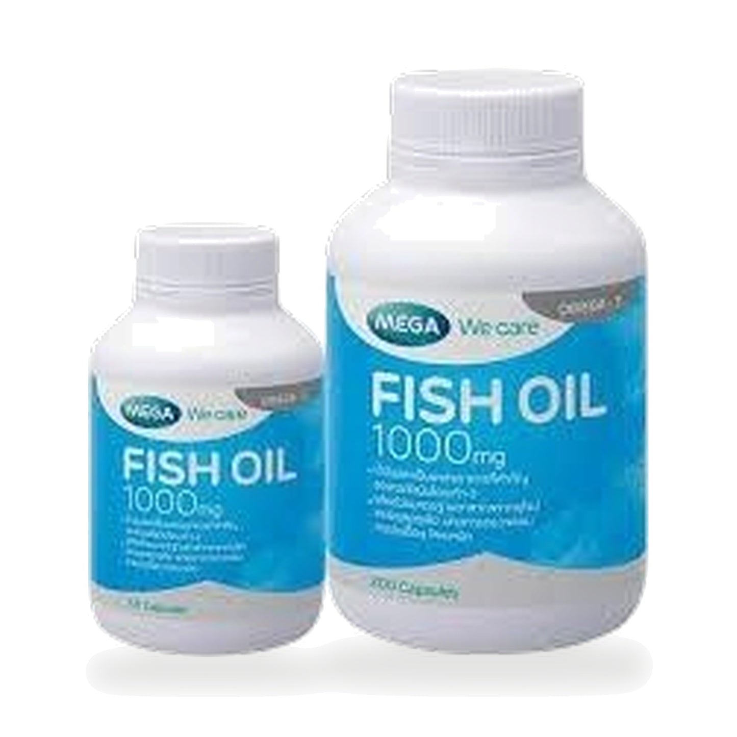 Mega We Care Fish Oil Capsules 1,000mg — 230 Capsules