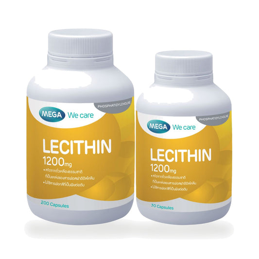 Mega We Care Lecithin Softgels 1,200mg — 230 Softgels (200 + 30)