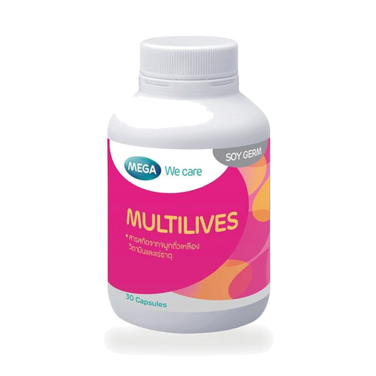 Mega We Care Multilives Women's Multivitamin Capsules — 30 Capsules