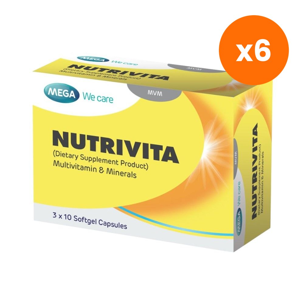 Mega We Nutrivita Multivitamin Mineral 30 Capsules