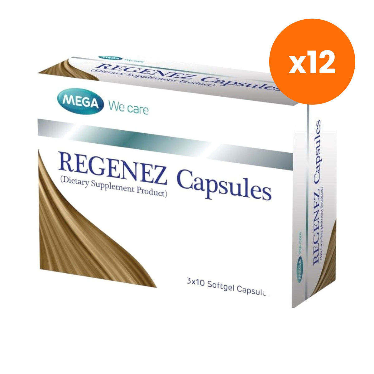 Mega We Regenez Biotin Zinc Capsules 30 Capsules