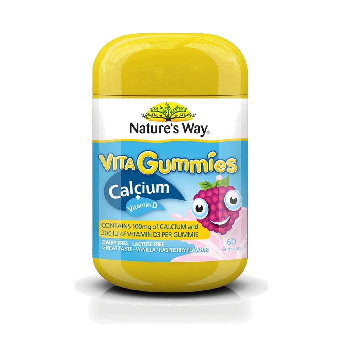 Nature's Way Vita Gummies Calcium + Vitamin D Chewable Gummies