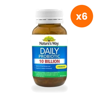 Nature's Way Daily Probiotic Capsules for Digestive Comfort 28 Capsules